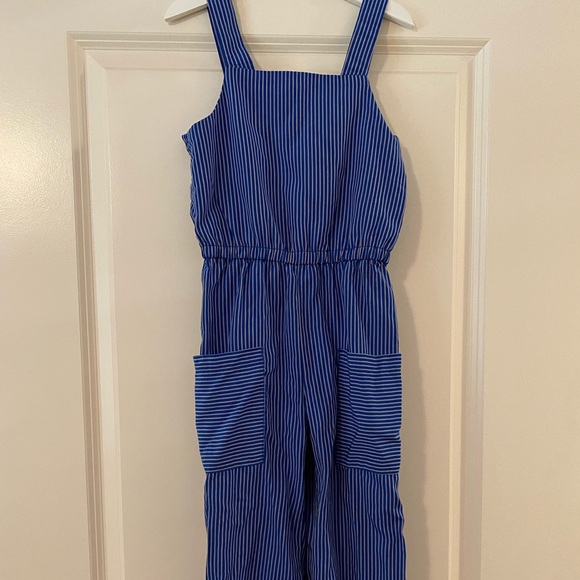 Girls overall pants- Blue - Picture 1 of 6